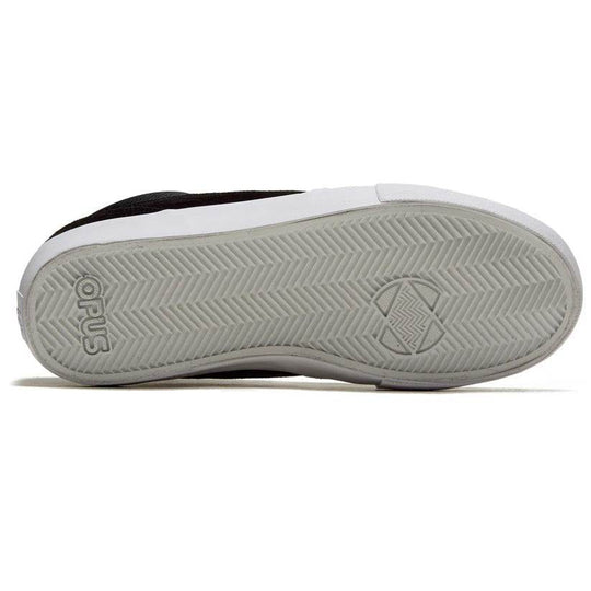 OPUS STANDARD MID BLACK/WHITE SKATEBOARD SHOES - One Revolver Surfboards