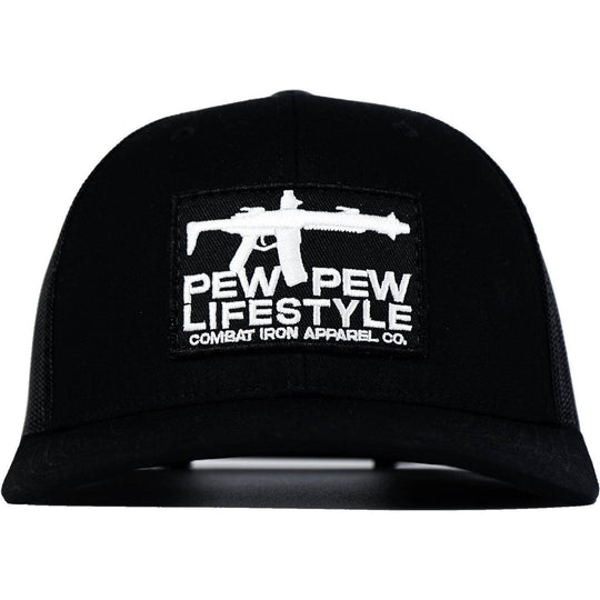 Pew Pew Lifestyle Patch Mid-Profile Snapback Hat - One Revolver Surfboards