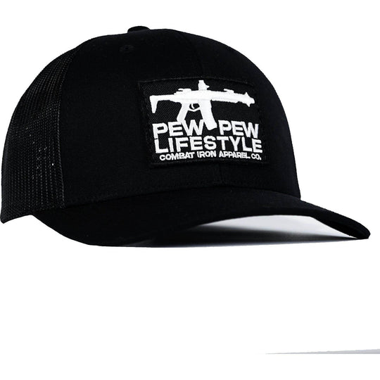 Pew Pew Lifestyle Patch Mid-Profile Snapback Hat - One Revolver Surfboards