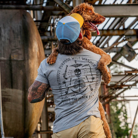 Hoist the Black Flag Skull & Bones Men's T-Shirt - One Revolver Surfboards