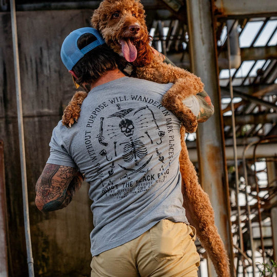 Hoist the Black Flag Skull & Bones Men's T-Shirt - One Revolver Surfboards
