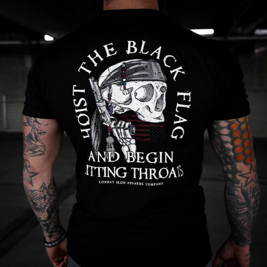 Hoist The Black Flag And Begin Slitting Throats Men's T-Shirt - One Revolver Surfboards