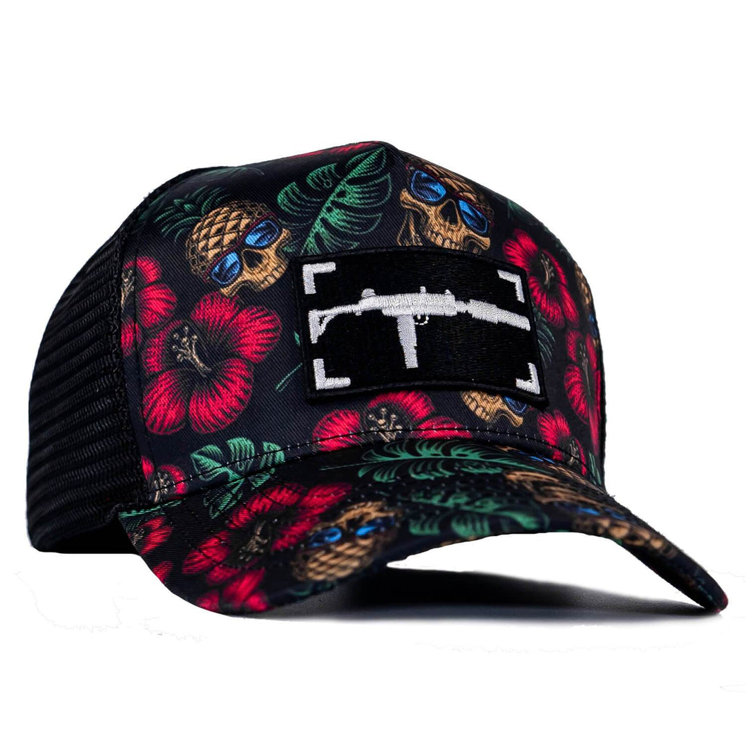 Uzi Patch Black Pineapple Express Flatbill Snapback Hat - One Revolver Surfboards