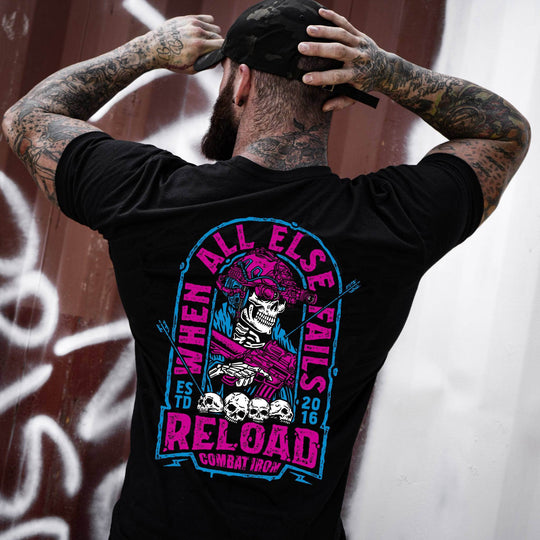 When All Else Fails, Reload Men's T-Shirt - One Revolver Surfboards