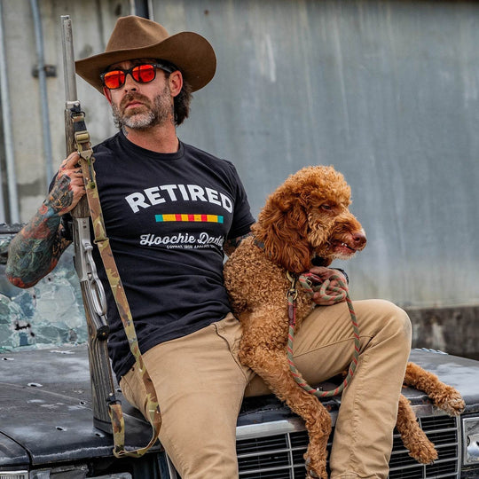 Retired Hoochie Daddy Veteran Ribbons Men's T-Shirt - One Revolver Surfboards