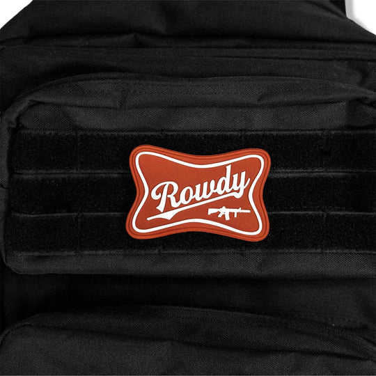 Rowdy Beer Logo PVC Patch - One Revolver Surfboards