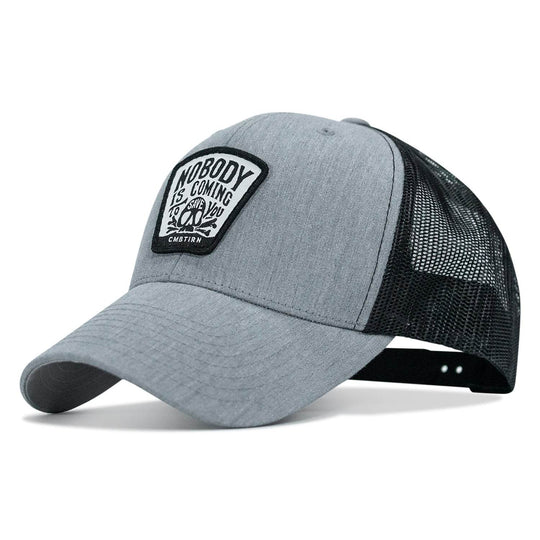 Nobody Is Coming To Save You Skull Patch Snapback Hat - One Revolver Surfboards