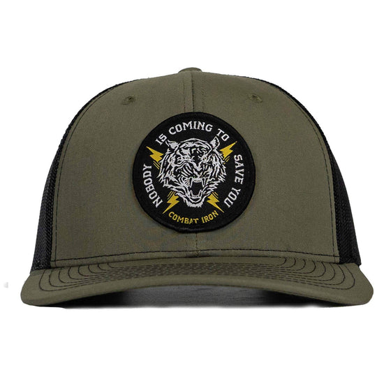 Nobody Is Coming To Save You Patch Snapback Hat - One Revolver Surfboards