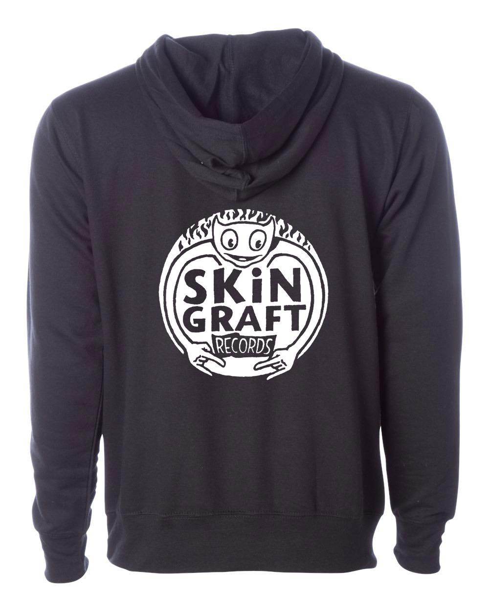 SKiN GRAFT Records “Logo” Zip-Up Hooded Sweatshirt - One Revolver Surfboards