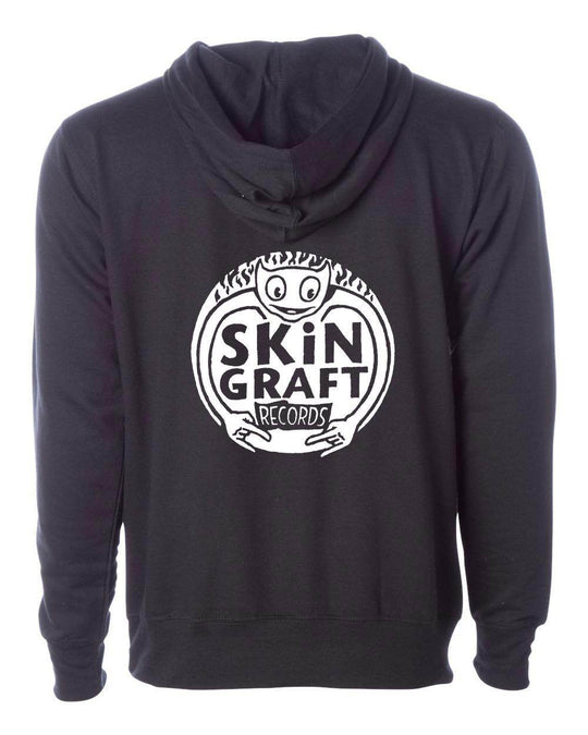 SKiN GRAFT Records “Logo” Zip-Up Hooded Sweatshirt - One Revolver Surfboards