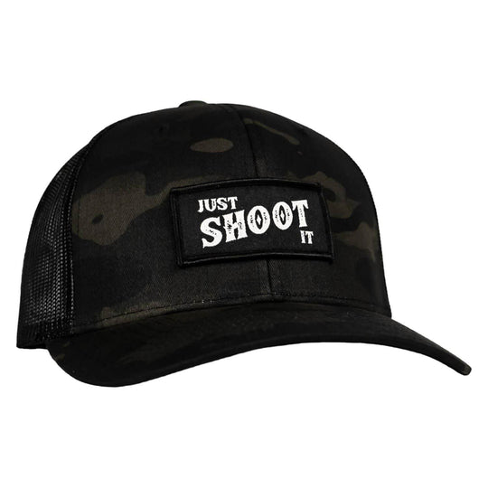 Just Shoot It Patch Snapback Hat - One Revolver Surfboards