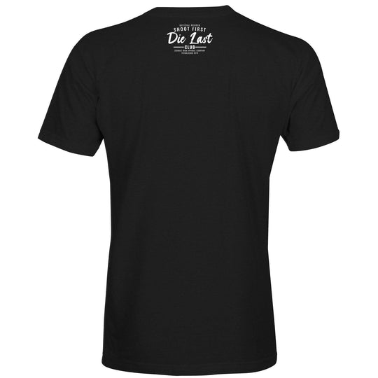 Shoot First. Die Last. Tactical Athlete Club Men's T-Shirt - One Revolver Surfboards