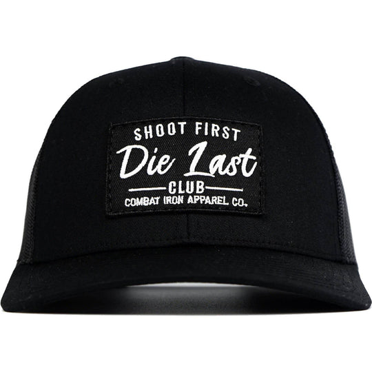 Shoot First. Die Last. Club Patch Snapback - One Revolver Surfboards