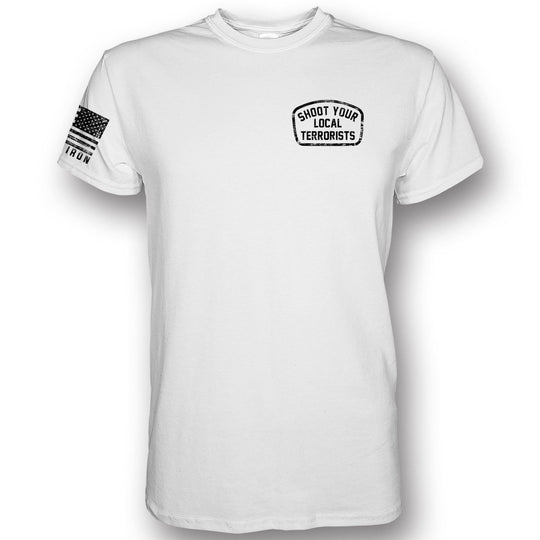 Shoot Your Local Terrorists Men's T-Shirt - One Revolver Surfboards