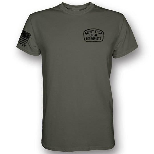 Shoot Your Local Terrorists Men's T-Shirt - One Revolver Surfboards