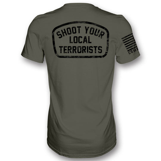 Shoot Your Local Terrorists Men's T-Shirt - One Revolver Surfboards