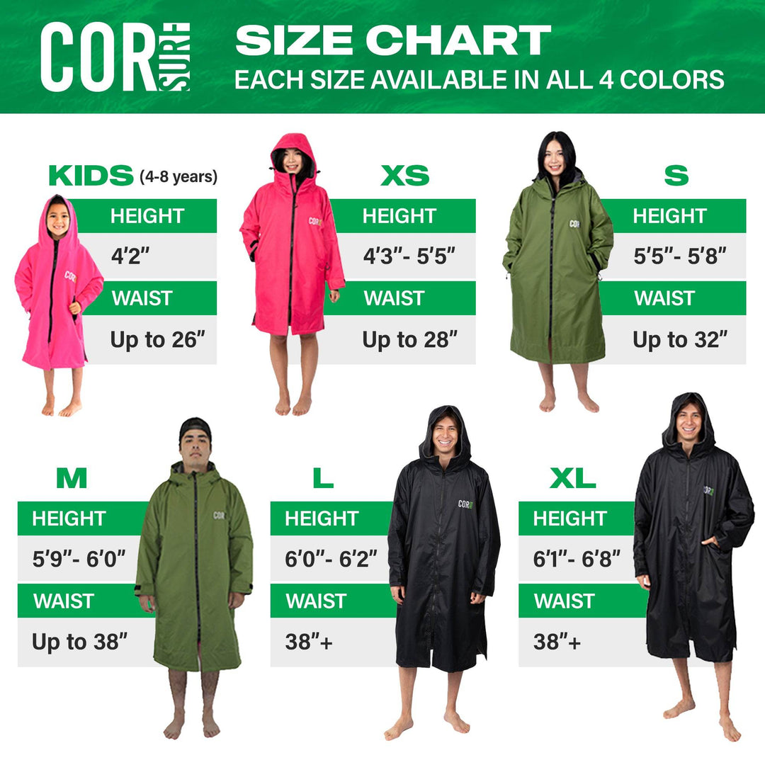 Waterproof Swim Parka (Red) - One Revolver Surfboards