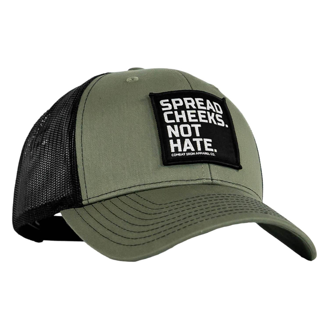 SPREAD CHEEKS. NOT HATE. Patch Snapback HAT - One Revolver Surfboards