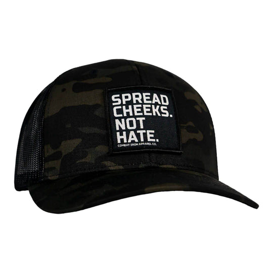 SPREAD CHEEKS. NOT HATE. Patch Snapback HAT - One Revolver Surfboards