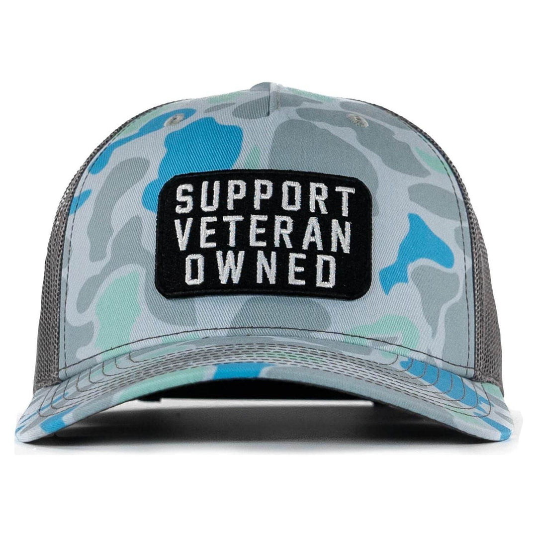 Support Veteran Owned Patch Mid-Profile Mesh Snapback - One Revolver Surfboards