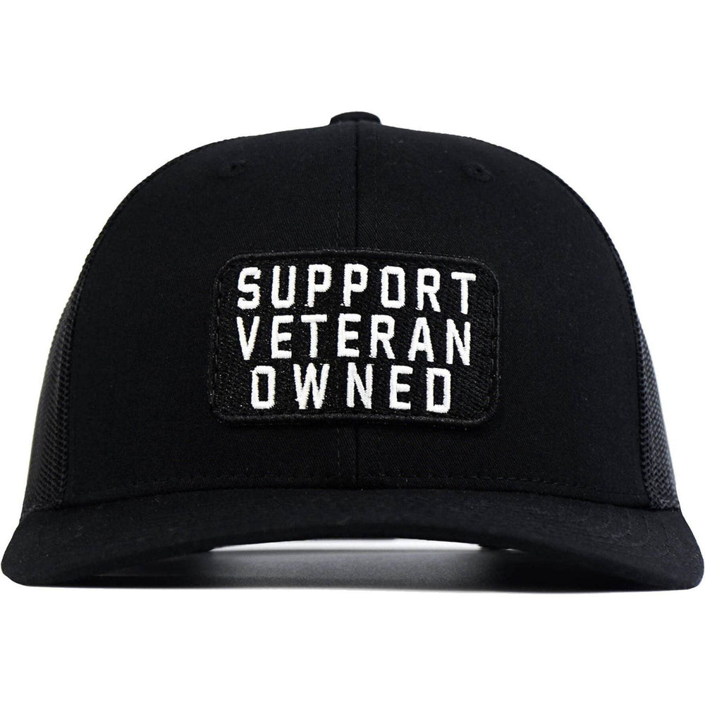 Support Veteran Owned Patch Mid-Profile Mesh Snapback - One Revolver Surfboards