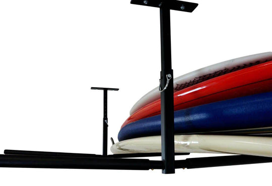 Hi-Port 2 Surfboard Adjustable Ceiling Storage Rack | Double | Holds 150 lbs - One Revolver Surfboards