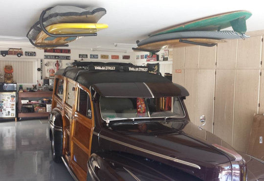 Hi-Port 1 | Surfboard Storage Ceiling Rack | Holds 50 lbs - One Revolver Surfboards