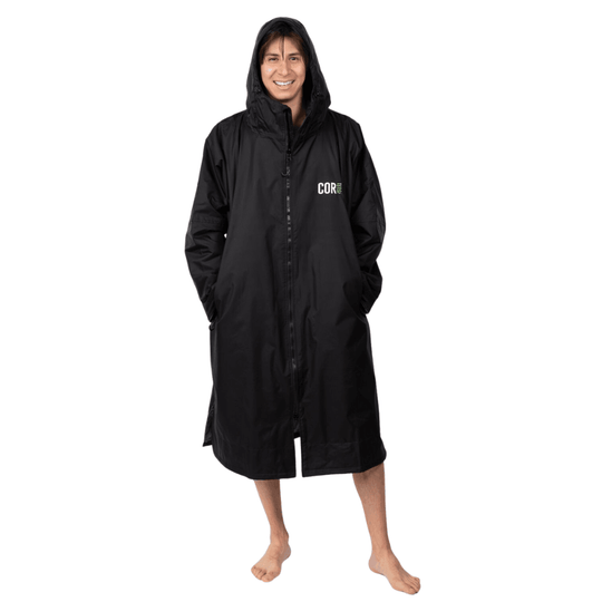 Waterproof Swim Parka | XS-XL (Black) - One Revolver Surfboards