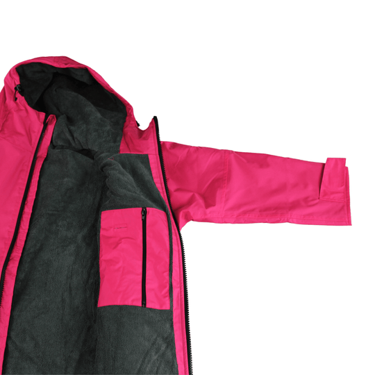 Waterproof Swim Parka (Pink) - One Revolver Surfboards