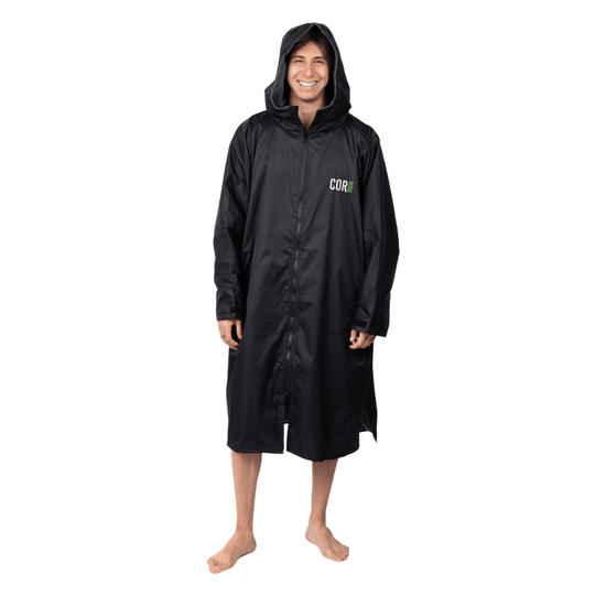 Waterproof Swim Parka | XS-XL (Black) - One Revolver Surfboards