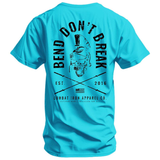 Bend Don't Break Barbell Skull Men's T-Shirt - One Revolver Surfboards