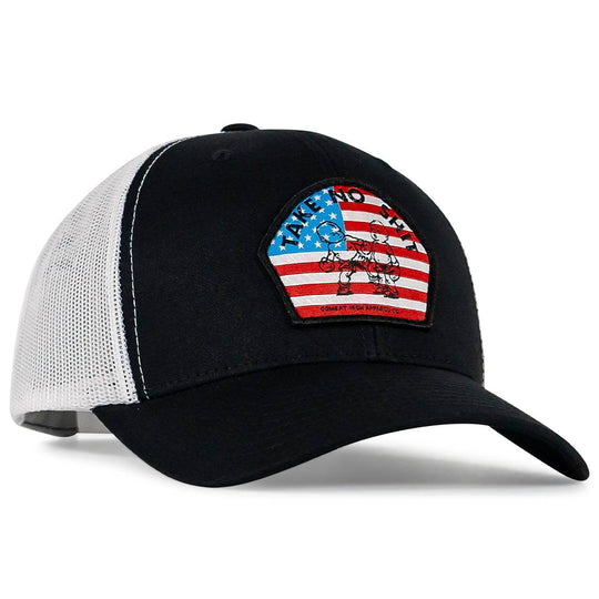 Take No Shit American Flag Patch SnapBack - One Revolver Surfboards