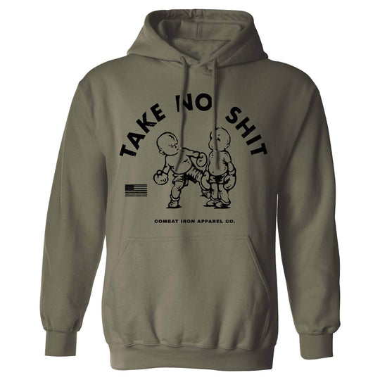 Take No Shit Men's Fleece Lined Hoodie - One Revolver Surfboards