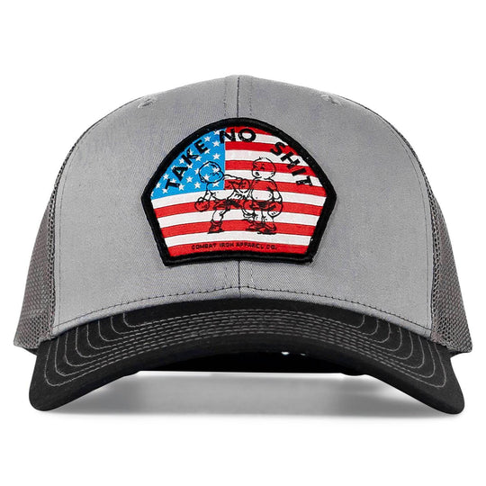 Take No Shit American Flag Patch SnapBack - One Revolver Surfboards