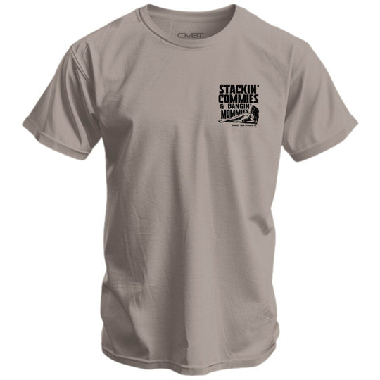 Stackin' Commies & Bangin' Mommies Men's T-Shirt - One Revolver Surfboards