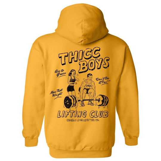 Thicc Boys Lifting Club Men's Hoodie - One Revolver Surfboards