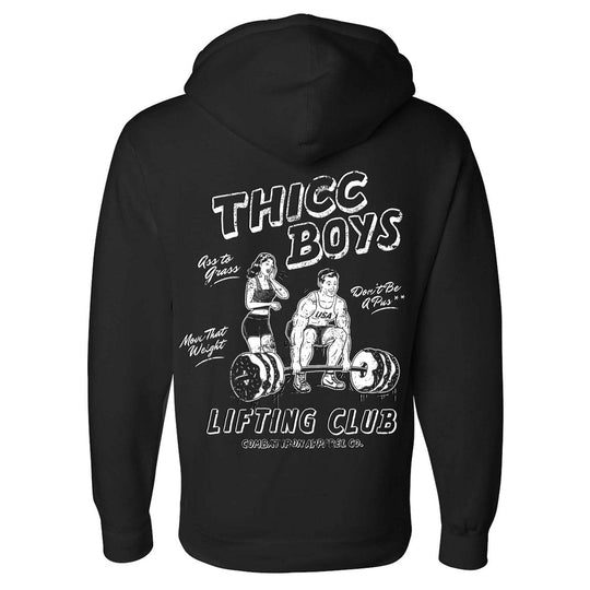 Thicc Boys Lifting Club Men's Hoodie - One Revolver Surfboards