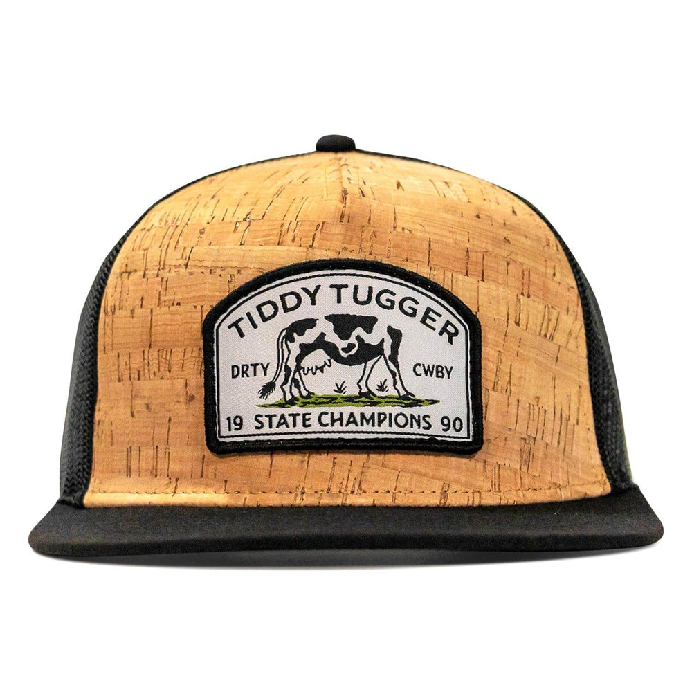 Tiddy Tugger Patch Mesh Snapback Flatbill Curved Hat - One Revolver Surfboards