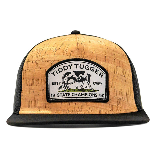Tiddy Tugger Patch Mesh Snapback Flatbill Curved Hat - One Revolver Surfboards