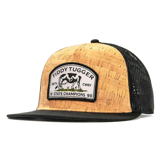 Tiddy Tugger Patch Mesh Snapback Flatbill Curved Hat - One Revolver Surfboards
