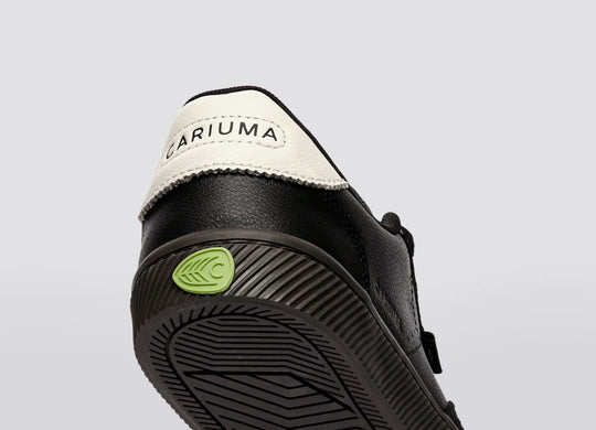 TOCA Soft Grain Leather Teak Black Off-White Accents