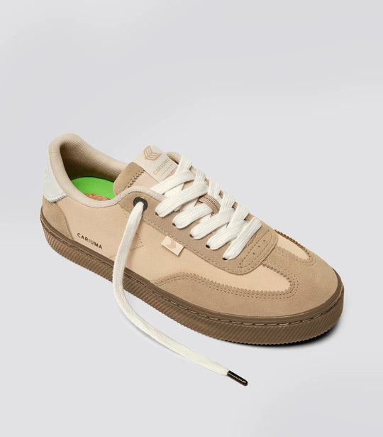 TOCA Nylon Teak Light Cream Suede Latte