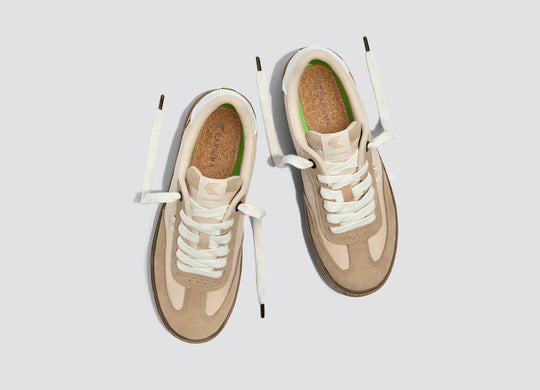 TOCA Nylon Teak Light Cream Suede Latte