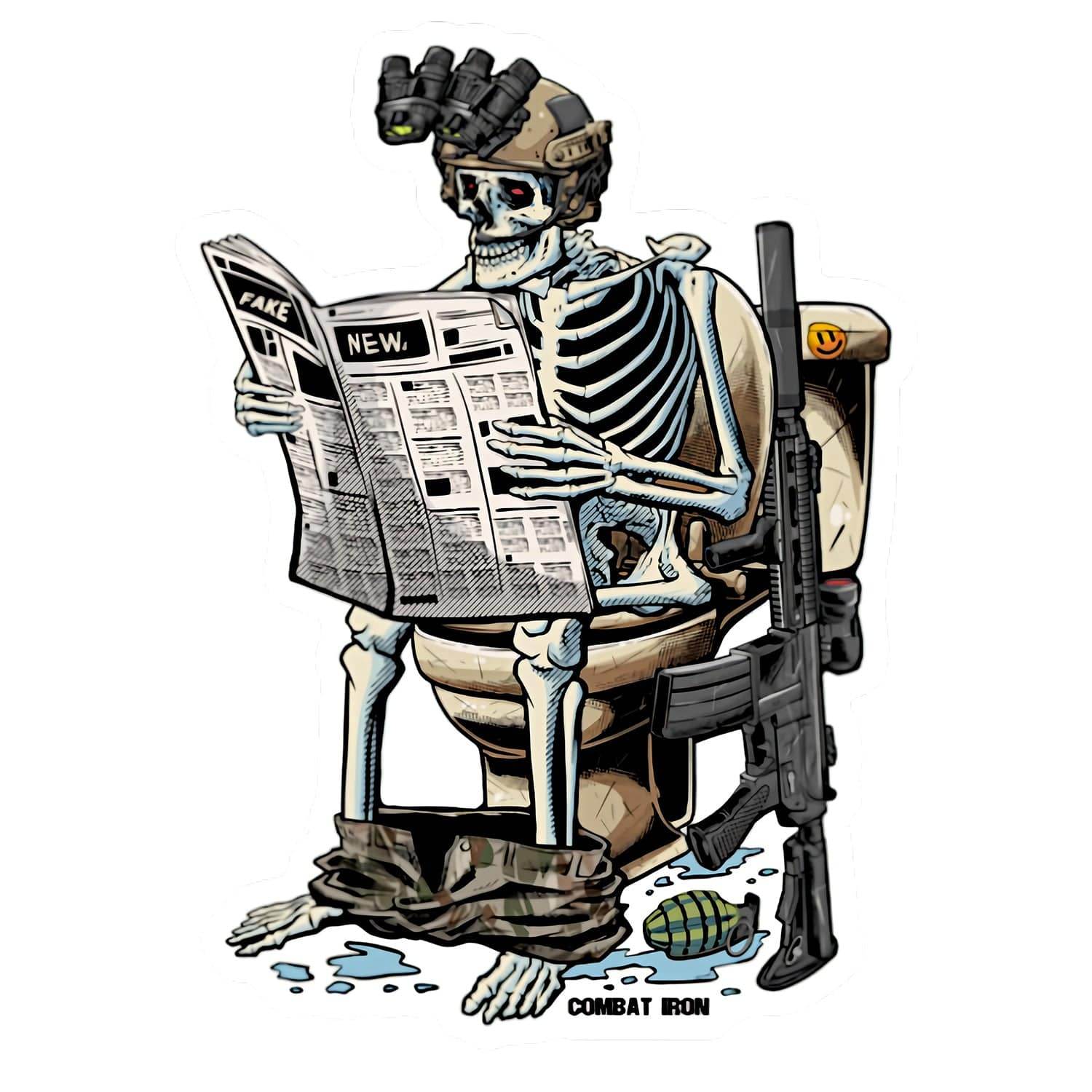 Fake News Operator Decal - One Revolver Surfboards