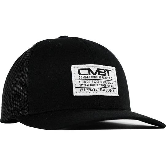 Branded CMBT White Labeled Snapback Hat - One Revolver Surfboards
