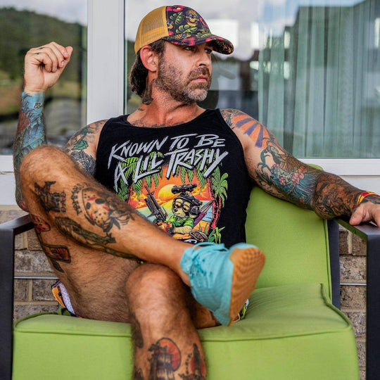 Known To Be A Lil Trashy Raccoon Men's Tank - One Revolver Surfboards