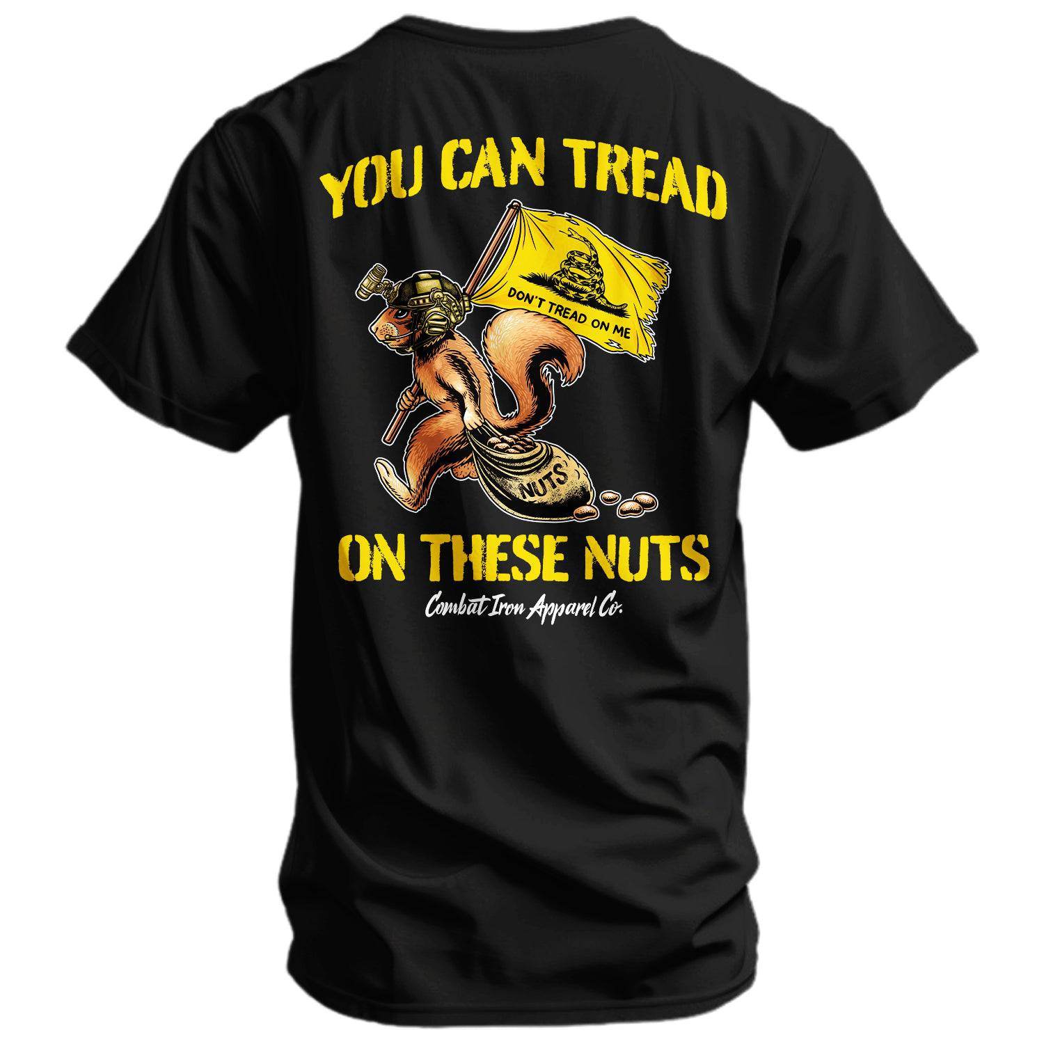 Tread On These Nuts Patriotic Men's T-Shirt - One Revolver Surfboards
