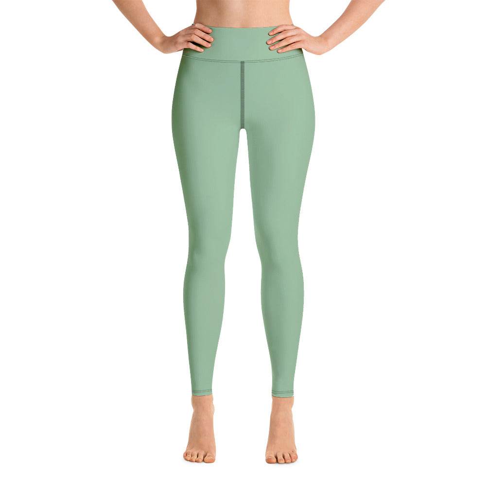Women's Tropical Dark Sea's Yoga Leggings - One Revolver Surfboards