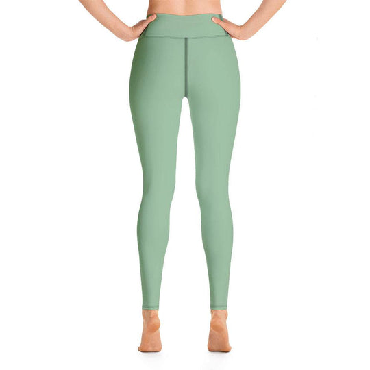 Women's Tropical Dark Sea's Yoga Leggings - One Revolver Surfboards
