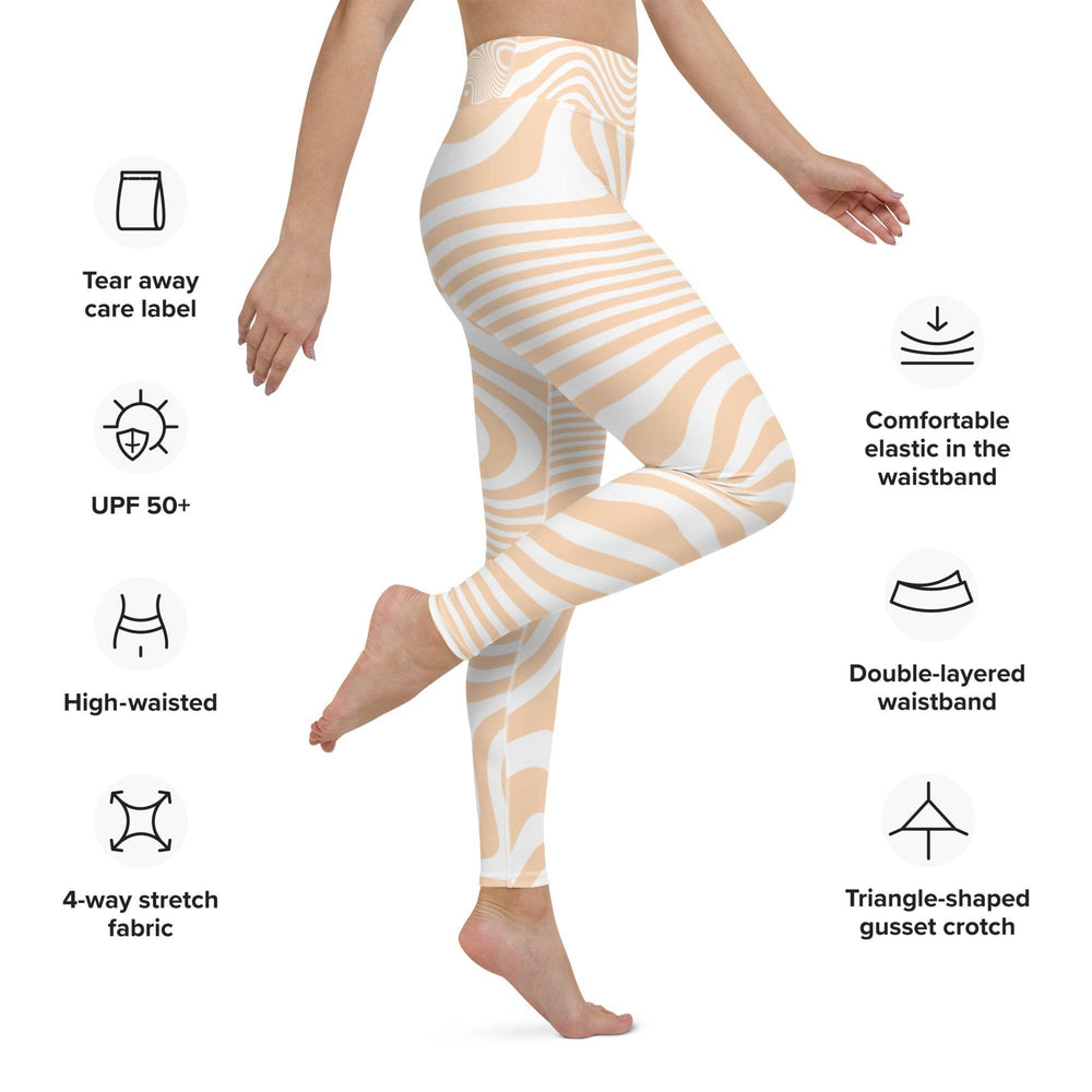Women's Tropical Sandbar Yoga Leggings - One Revolver Surfboards